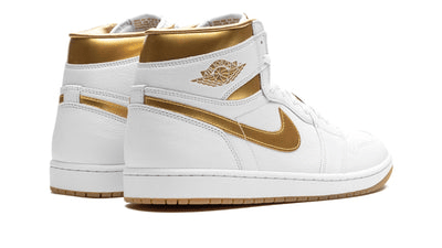 Men's Air Jordan 1 High Metallic Gold Shoes