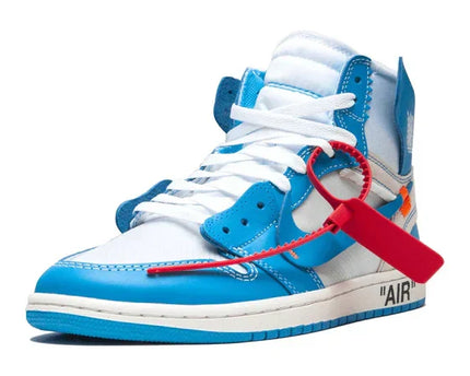 Men's Air Jordan 1 High Off-White - UNC Shoes