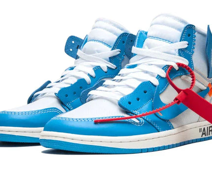 Men's Air Jordan 1 High Off-White - UNC Shoes