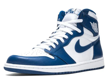 Men's Air Jordan 1 High Storm Blue Shoes