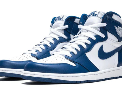 Men's Air Jordan 1 High Storm Blue Shoes
