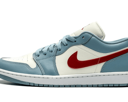 Men's Air Jordan 1 Low Blue Whisper Shoes