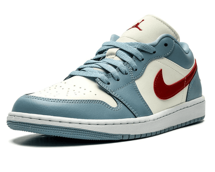 Men's Air Jordan 1 Low Blue Whisper Shoes
