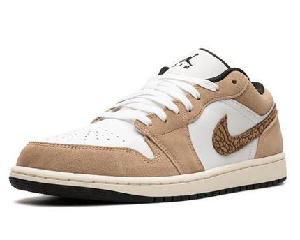 Men's Air Jordan 1 Low Brown Elephant Shoes
