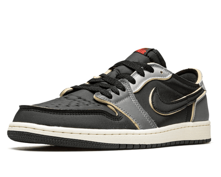 Men's Air Jordan 1 Low Dark Smoke Grey Shoes