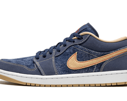 Men's Air Jordan 1 Low Denim Shoes