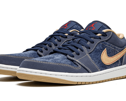 Men's Air Jordan 1 Low Denim Shoes