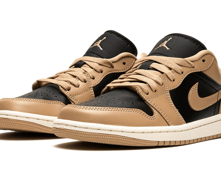Men's Air Jordan 1 Low Desert Black Shoes