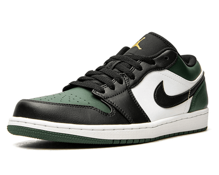 Men's Air Jordan 1 Low Green Toe Shoes