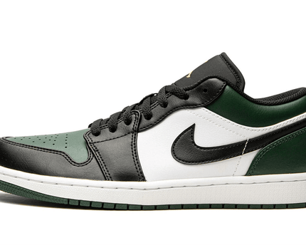 Men's Air Jordan 1 Low Green Toe Shoes