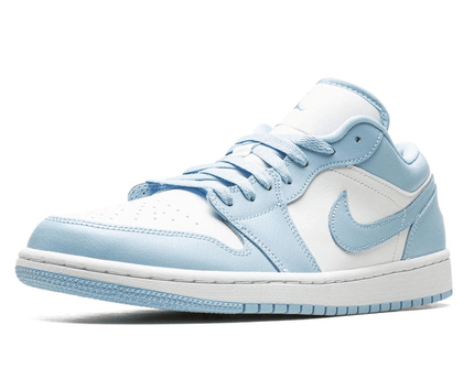 Men's Air Jordan 1 Low Ice Blue Shoes