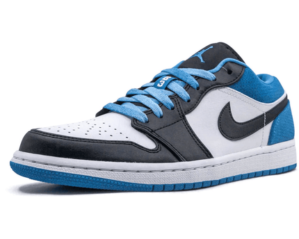 Men's Air Jordan 1 Low Laser Blue Shoes