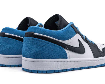 Men's Air Jordan 1 Low Laser Blue Shoes