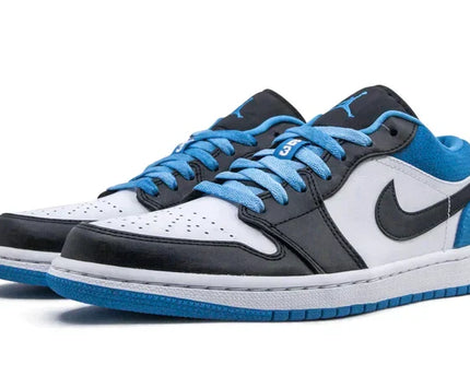 Men's Air Jordan 1 Low Laser Blue Shoes