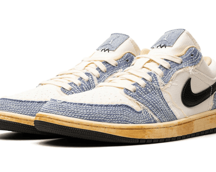 Men's Air Jordan 1 Low Sashiko Denim Shoes
