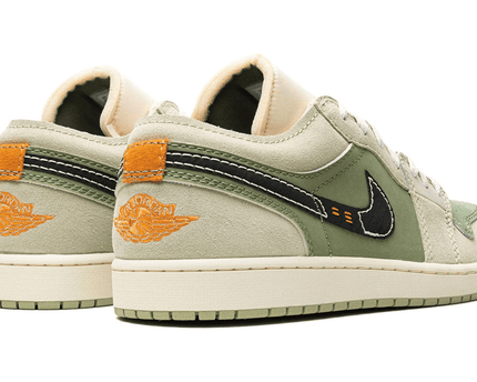 Men's Air Jordan 1 Low SKY J LIGHT OLIVE Shoes