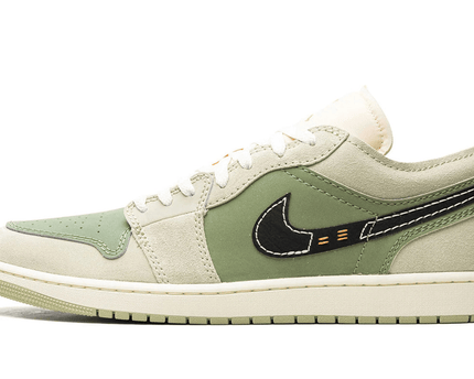 Men's Air Jordan 1 Low SKY J LIGHT OLIVE Shoes