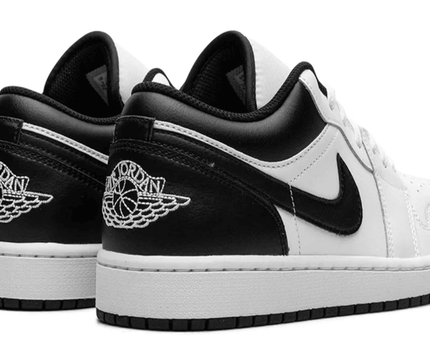 Men's Air Jordan 1 Low White Black Shoes
