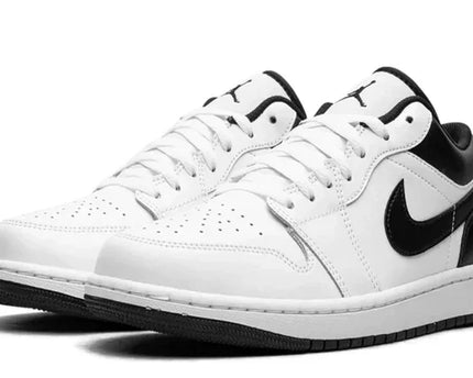 Men's Air Jordan 1 Low White Black Shoes