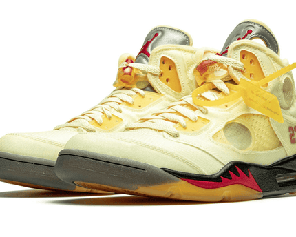 Men's Air Jordan 5 Off-White - Sail Shoes