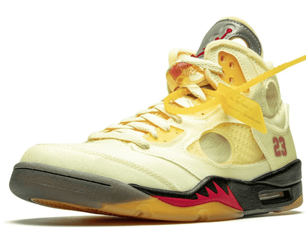 Men's Air Jordan 5 Off-White - Sail Shoes