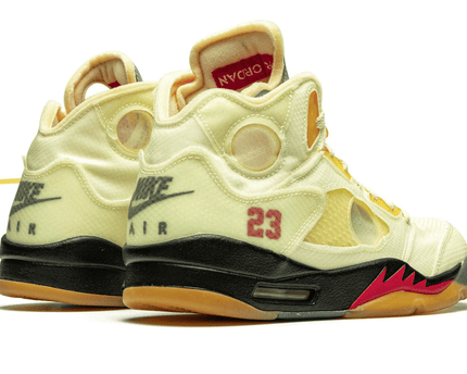Men's Air Jordan 5 Off-White - Sail Shoes