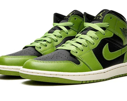 Men's Air Jordan 1 Mid Altitude Green Shoes