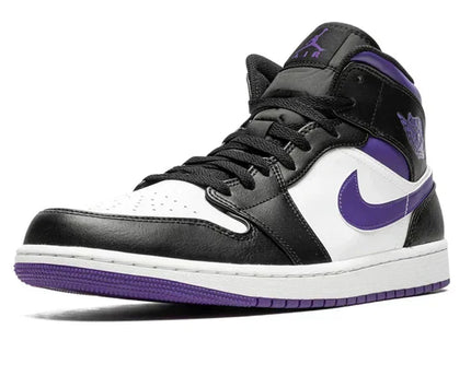 Men's Air Jordan 1 Mid Dark Iris Shoes
