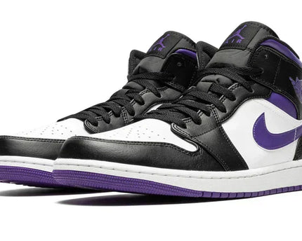 Men's Air Jordan 1 Mid Dark Iris Shoes