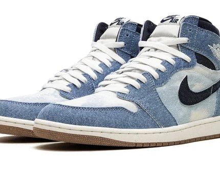 Men's Air Jordan 1 Mid Denim Shoes