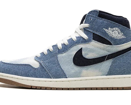 Men's Air Jordan 1 Mid Denim Shoes