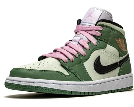 Men's Air Jordan 1 Mid Dutch Green Shoes