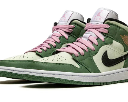 Men's Air Jordan 1 Mid Dutch Green Shoes