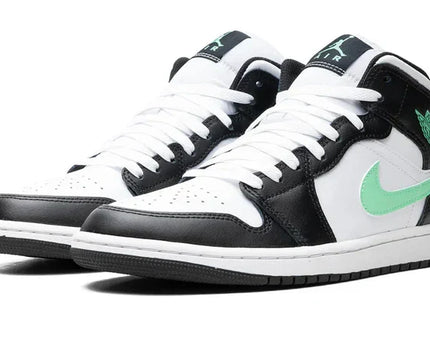 Men's Air Jordan 1 Mid GREEN GLOW Shoes