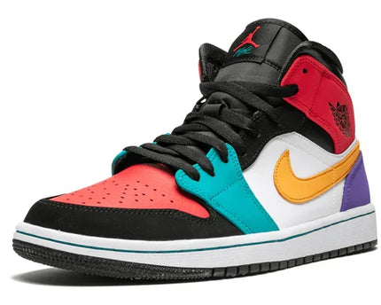 Men's Air Jordan 1 Mid Multicolor Shoes