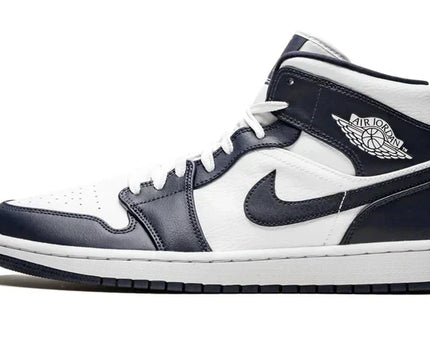 Men's Air Jordan 1 Mid Obsidian Shoes
