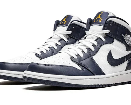 Men's Air Jordan 1 Mid Obsidian Shoes