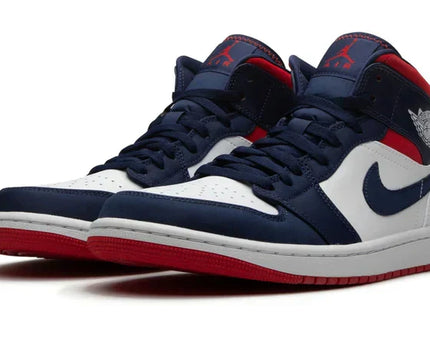 Men's Air Jordan 1 Mid Olympic - USA Shoes