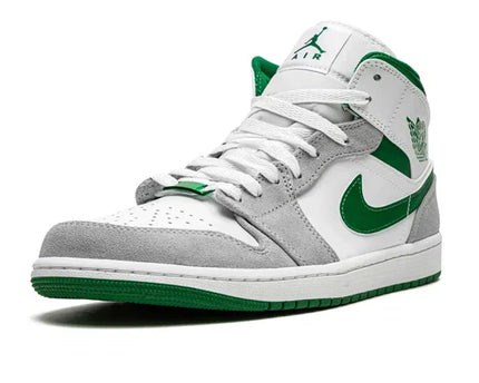 Men's Air Jordan 1 Mid Pine Green Shoes