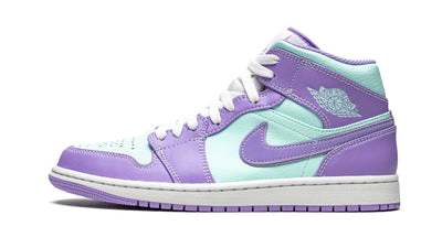 Men's Air Jordan 1 Mid Purple Pulse Shoes