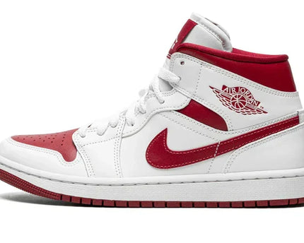 Men's Air Jordan 1 Mid Reverse Chicago Shoes