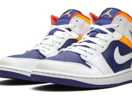 Men's Air Jordan 1 Mid Royal Blue Shoes