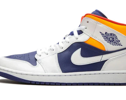 Men's Air Jordan 1 Mid Royal Blue Shoes