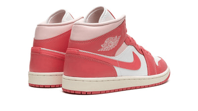 Men's Air Jordan 1 Mid Strawberries And Cream Shoes
