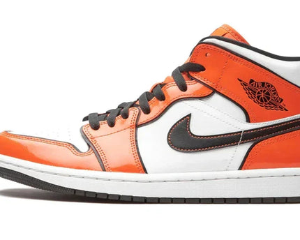 Men's Air Jordan 1 Mid Turf Orange Shoes