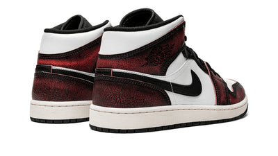 Men's Air Jordan 1 Mid Wear-Away - Infrared Shoes