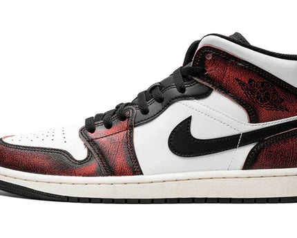 Men's Air Jordan 1 Mid Wear-Away - Infrared Shoes