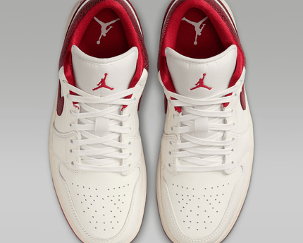 Men's Air Jordan 1 Low SE Team Red Shoes