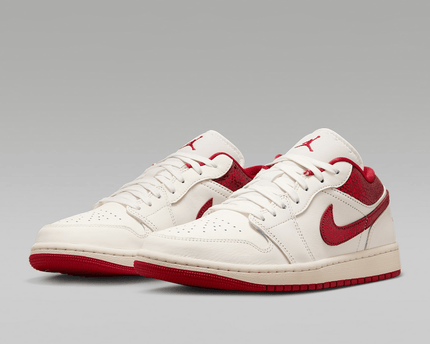 Men's Air Jordan 1 Low SE Team Red Shoes