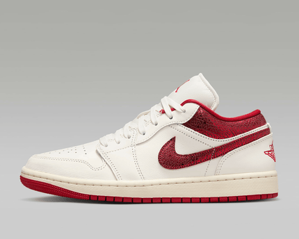 Men's Air Jordan 1 Low SE Team Red Shoes